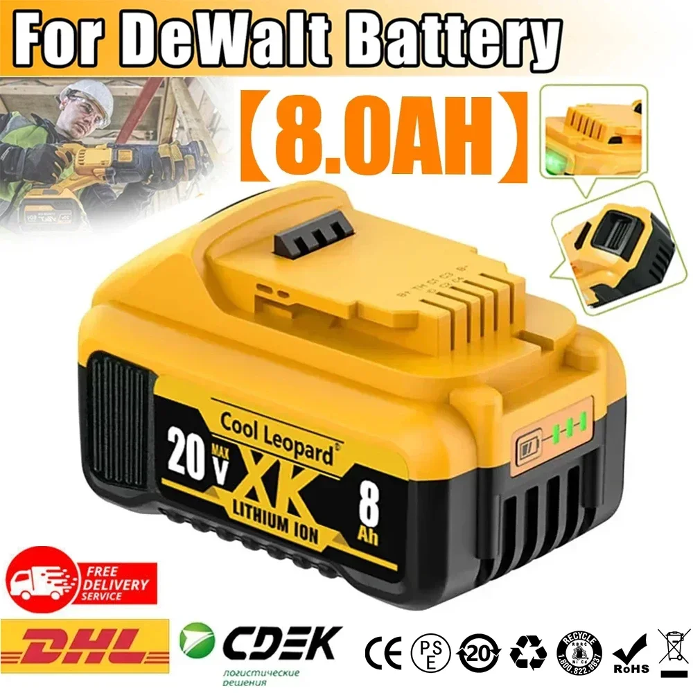 Литиевая батарея 20 В Volt MAX DCB200 8 Ач