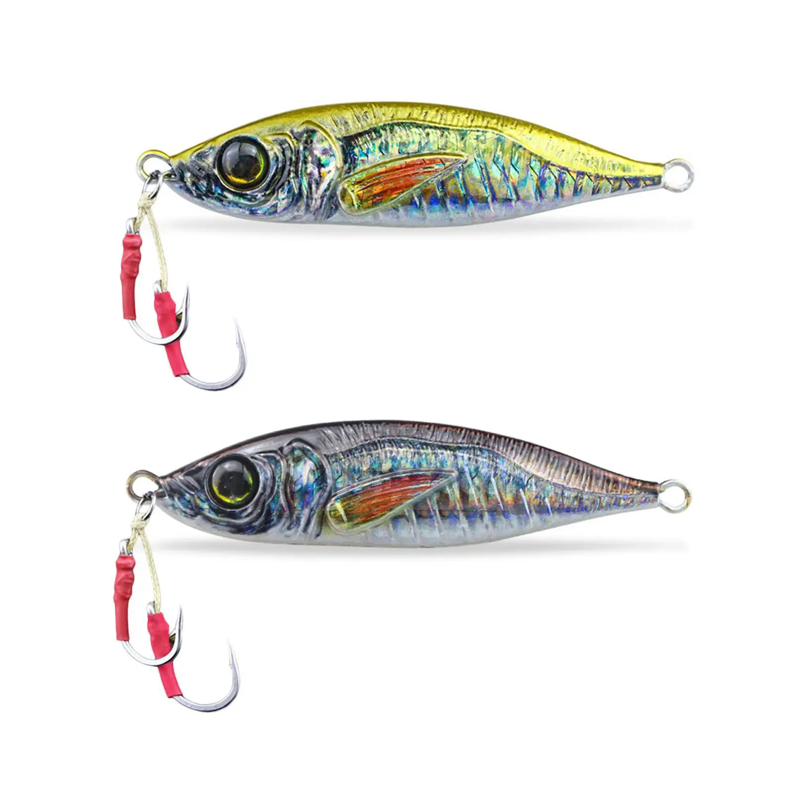 

Metal Jig 7g-80g 3D Printing Bass Fish Bait Tackle Trout Shore Drag Cast Sea Fishing Tuna Slow Jigging Lure Jigs Fishing Tool