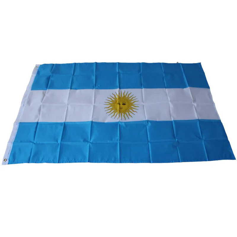 

90x150CM Argentina 3x5 Ft Super-Poly Indoor/Outdoor Romania FLAG Wave Country Banner Christmas's gifts