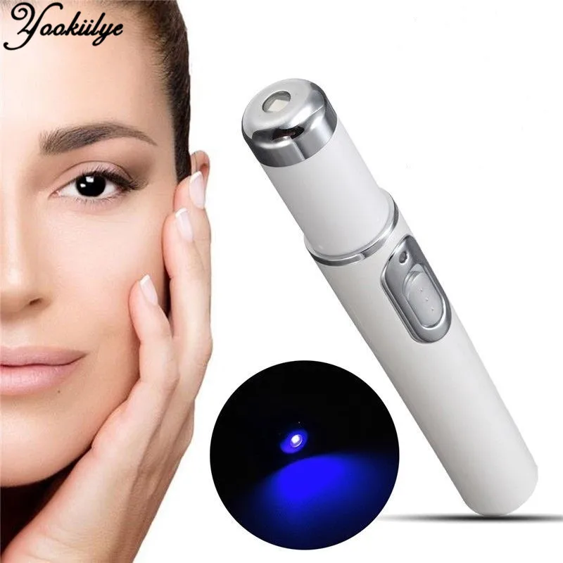 

New Laser Pen Blue Light Therapy Acne Soft Scar Removal Tightening Pores Shrinking Anti-wrinkle Facial Skin Care Beauty Device