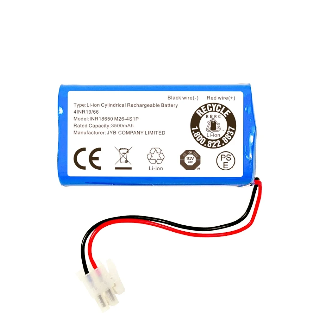 Фото НОВЫЙ Аккумулятор 14.8V 3500mAh INR18650 M26-4S1P для роботов-пылесосов ILIFE A4 A4s A6 A7 A8 A9 V7 V7S. №5
