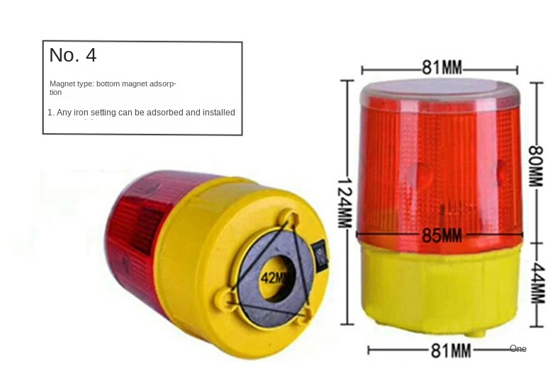 

Солнечная светодиодная аварийная лампа/предупреждающие огни на солнечной энергии/только излучает свет в ночное время/светодиоды сигнализации дорожного движения/лампа башни-крана