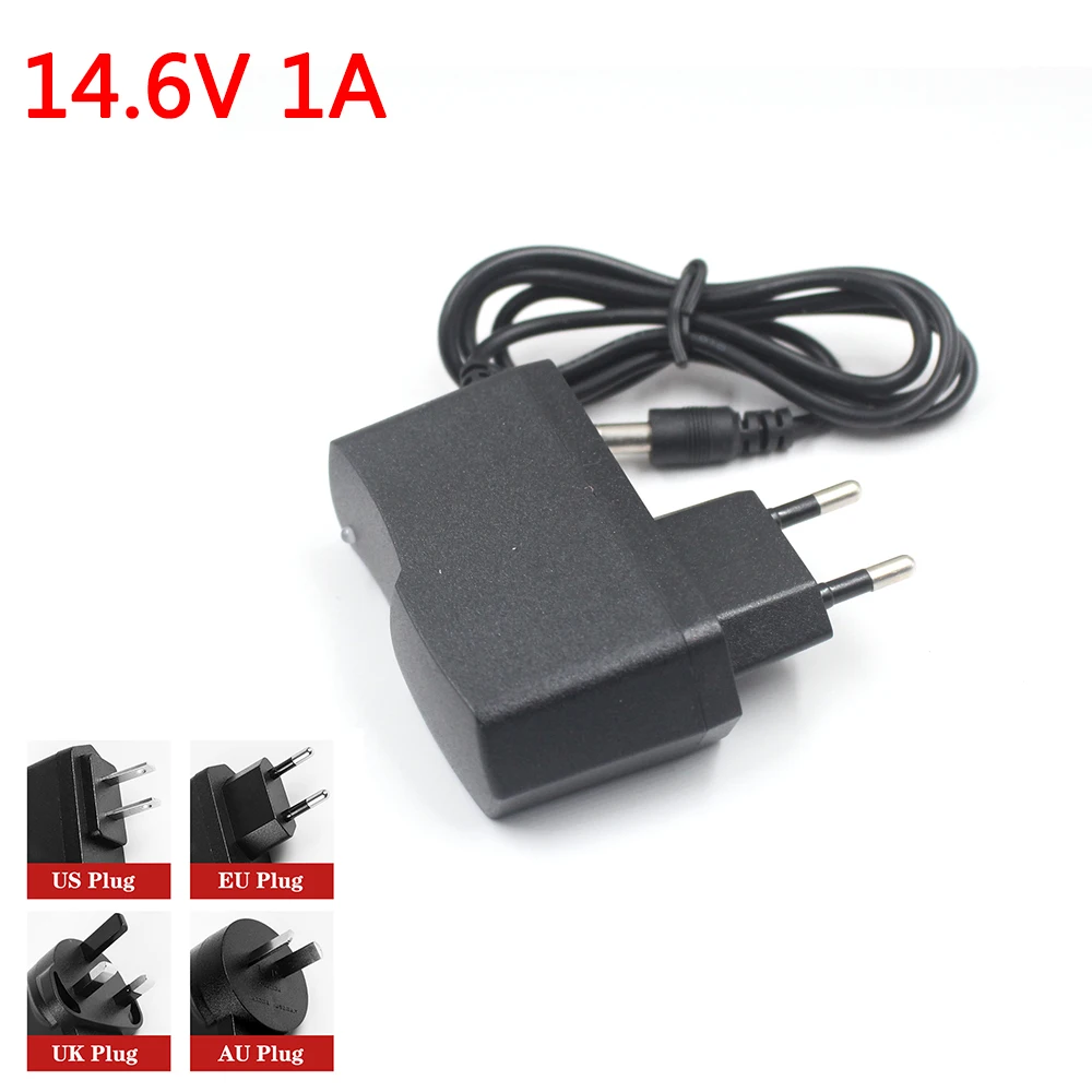 

Turmera 4S 14.6V 1A Lifepo4 Battery Charger DC 5.5*2.1mm For 4Series 12V 12.8V 14.4V 18650 32650 32700 33140 Lifepo4 Battery Use