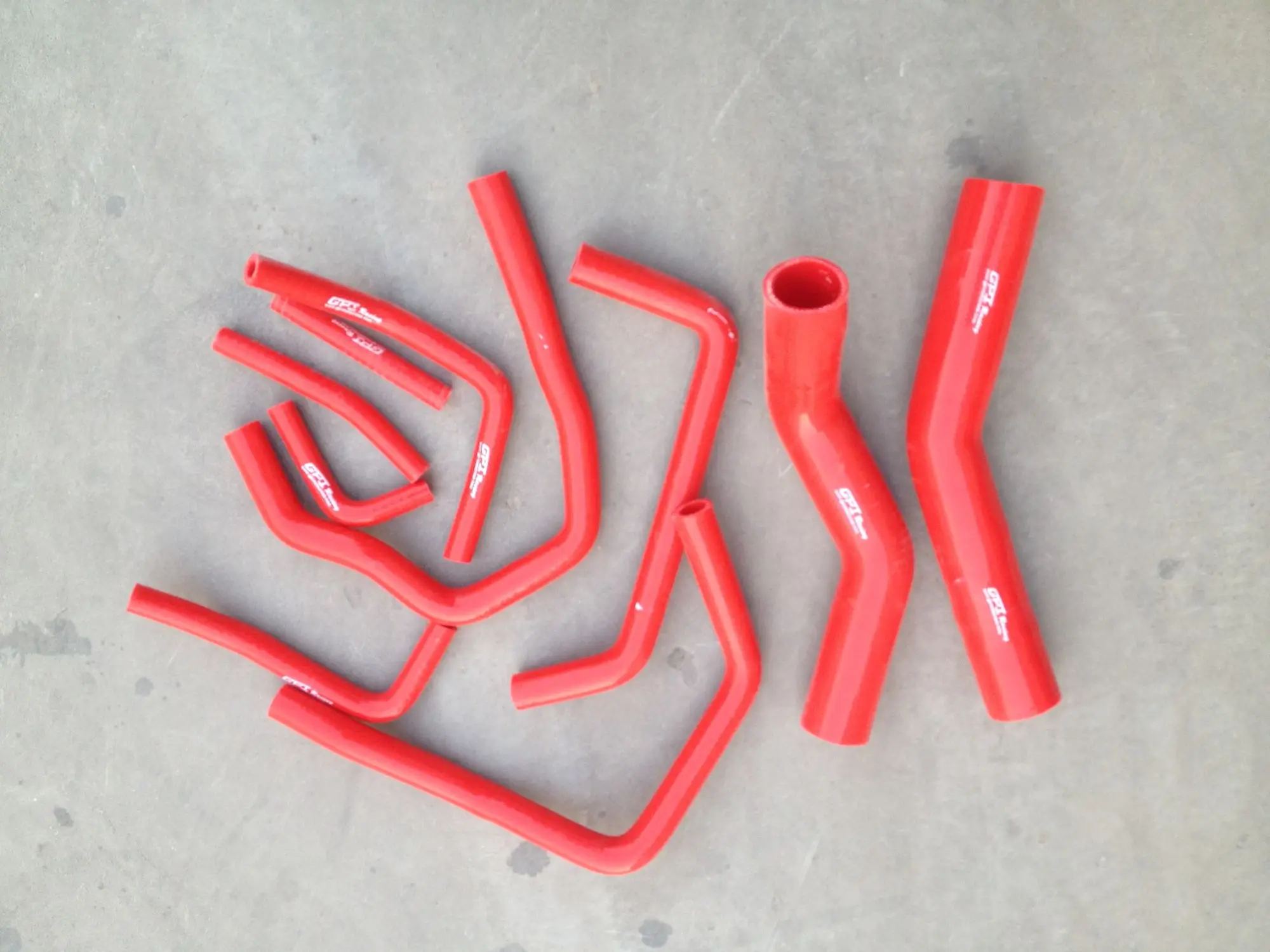 Красный силиконовый шланг радиатора для 1990-1997 Toyota Land Cruiser HDJ80 1HD-T/FT 4.2L TURBO 1990 1991 1992