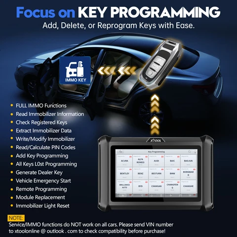 Xtool X100 Pads CAR ключа -ключа генератор Генератор считывающий код чтения код всех инструментов диагностики системы Автомобильный сканер Canfd doip FCA Autoauth v2.0, из России
