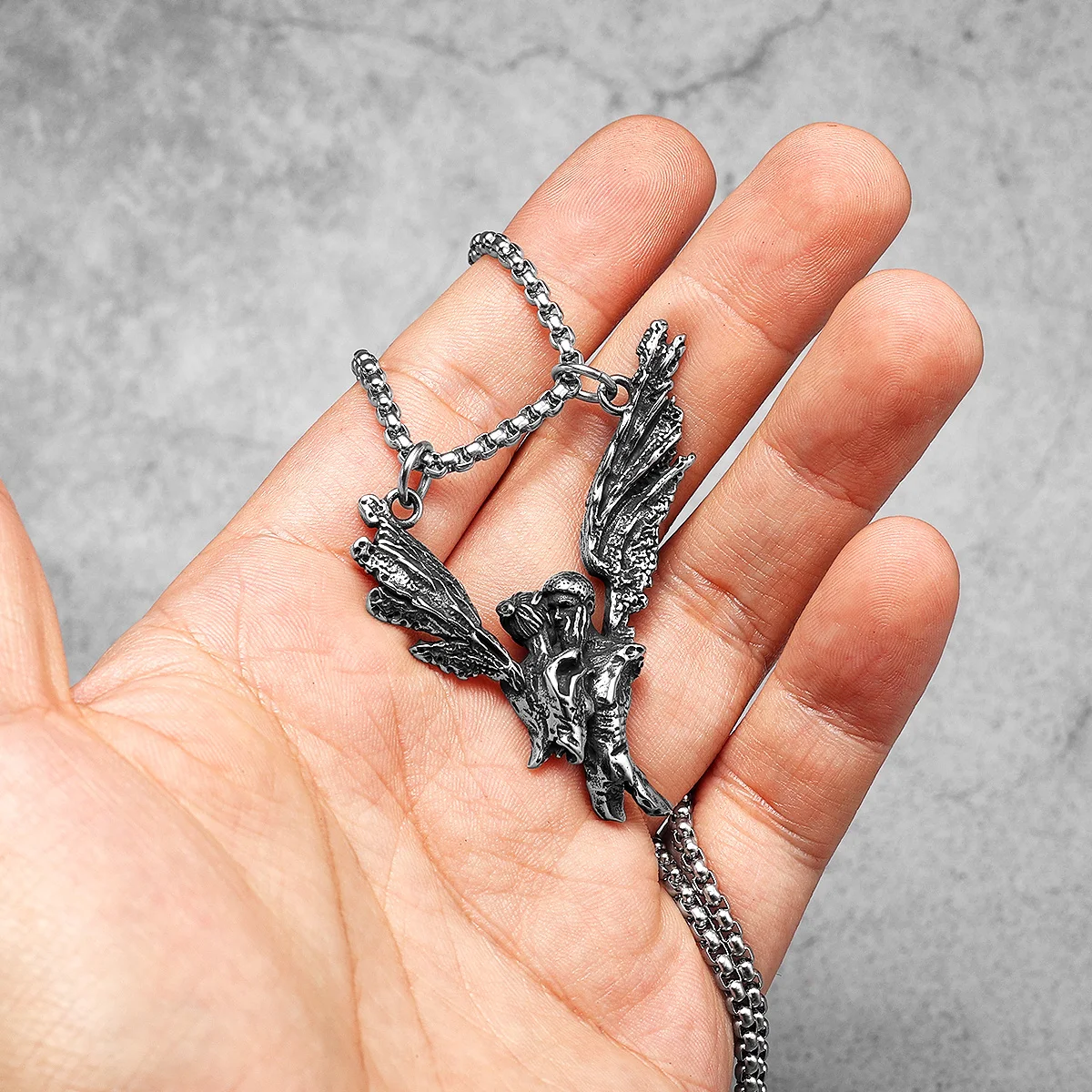 Пара подвесок из нержавеющей стали METAL HUNTER