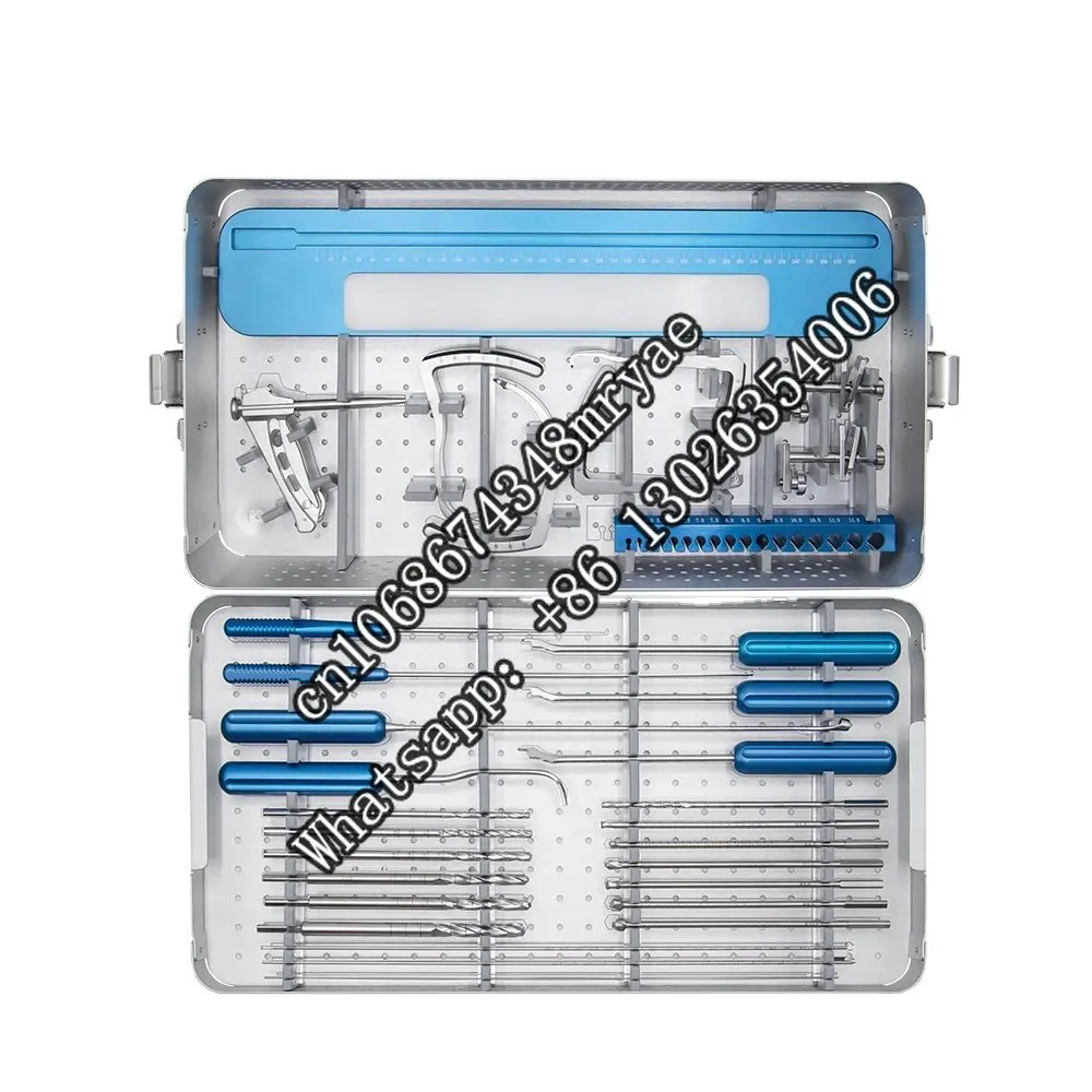 

CZMEDITECH Orthopedic Surgical Instrument Manufacturer Acl And Pcl Reconstruction Instrument Set For Knee Repair