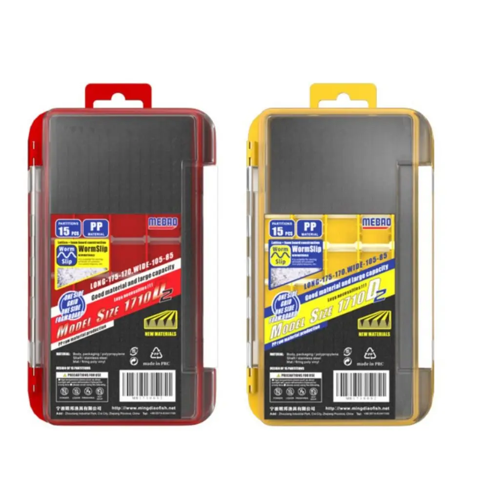 

Fishing Gear Organizer 2 Layer Sponge Accessory Box Fishing Lure Jig Head Box Lures Storage Case Bait Storage Box