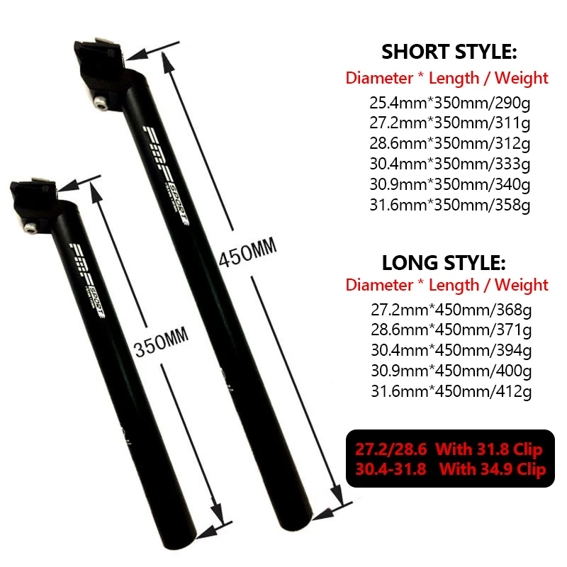 Подседельный штырь для горного и дорожного велосипеда 25 4 27 2 28 6 30 8 мм из