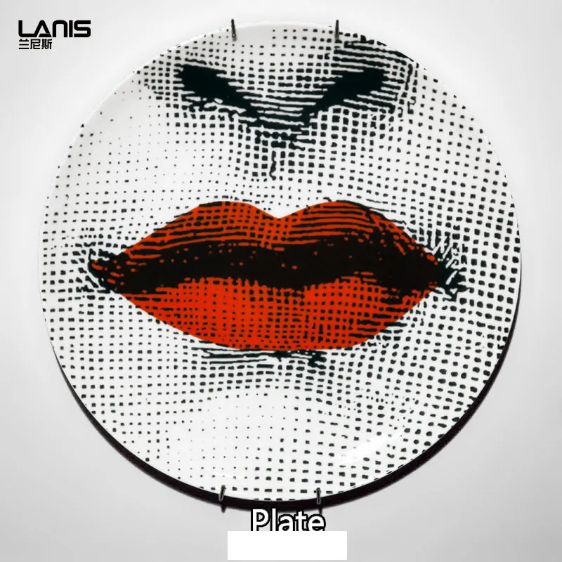 

8-Inch Designer Lina Plate Decorative Hanging Plates Vasos Can Be Found In My Shop for Home Dector Ring Dish Wall Decor