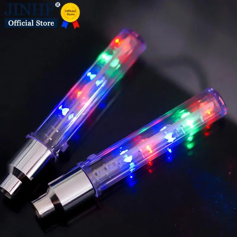 

Hot sale 2 Packs Bicycle Waterproof5LED Bike Rim Lights for Wheel Tire Valve Spoke