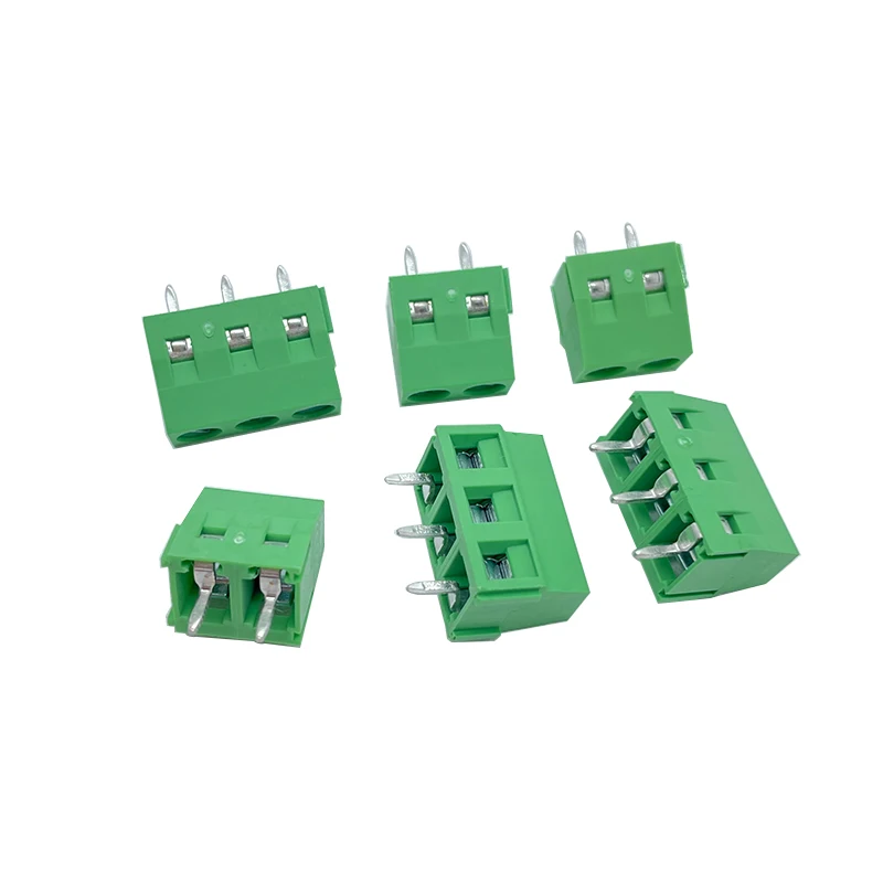 1000 шт./лот DG/KF/127-5 0 127hl-a-5. 0/5 08 мм винтовой клеммный блок PCB 2P 3P медный штифт 300 В/10 А