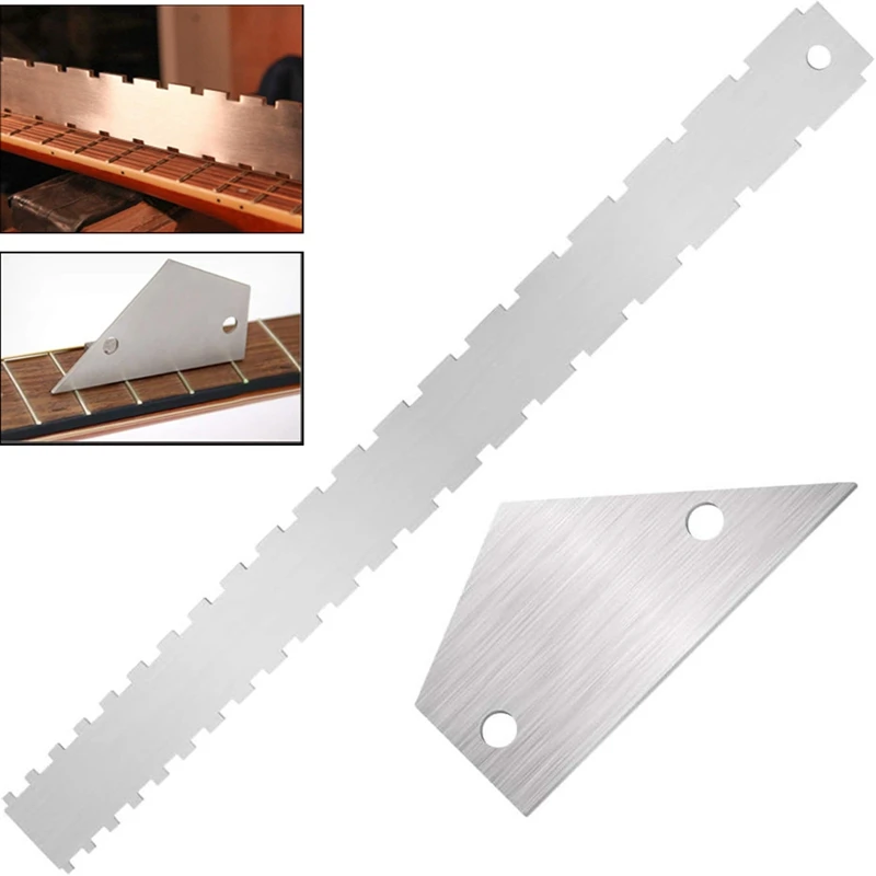 Набор инструментов для измерения гитары Luthier линейка струн нижний радиус струны