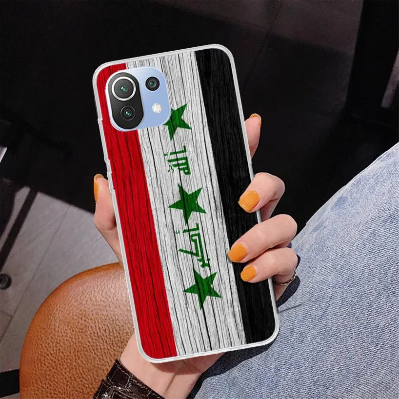 Чехол для телефона с национальным флагом Ирака Xiaomi Redmi Note 10 9S 9 8T 8 Pro 7 5 Mi 12T 11T 10T 9T 12 11