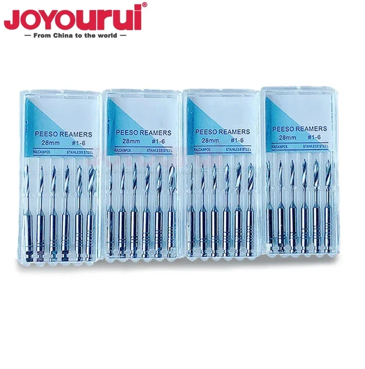 1 упаковка (6 шт.) стоматологическая развертка Peeso 28 мм эндодонтические развертки