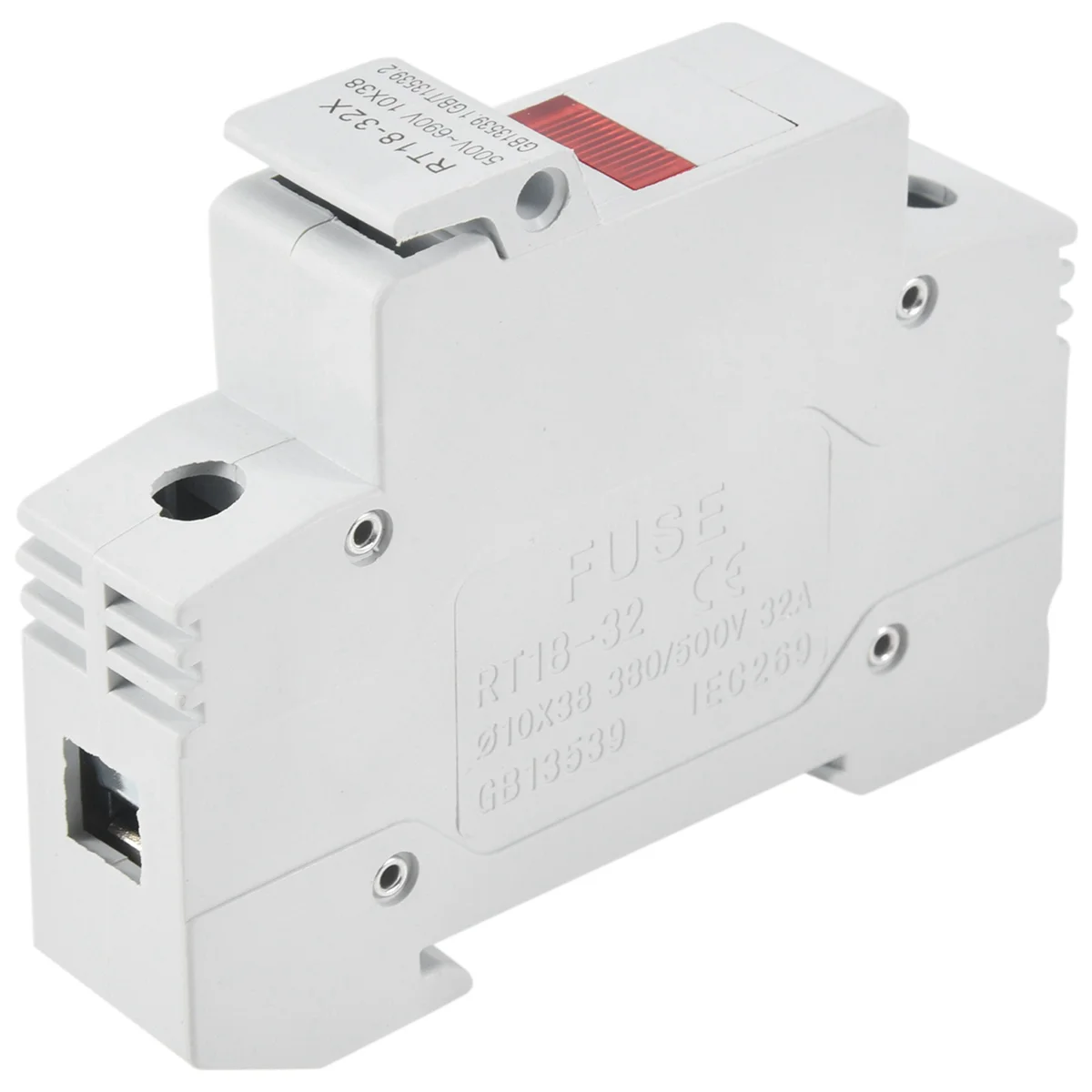 RT18-32X AC 380 В 32 А 1 полюс 10x38 мм основание держателя предохранителя для монтажа на