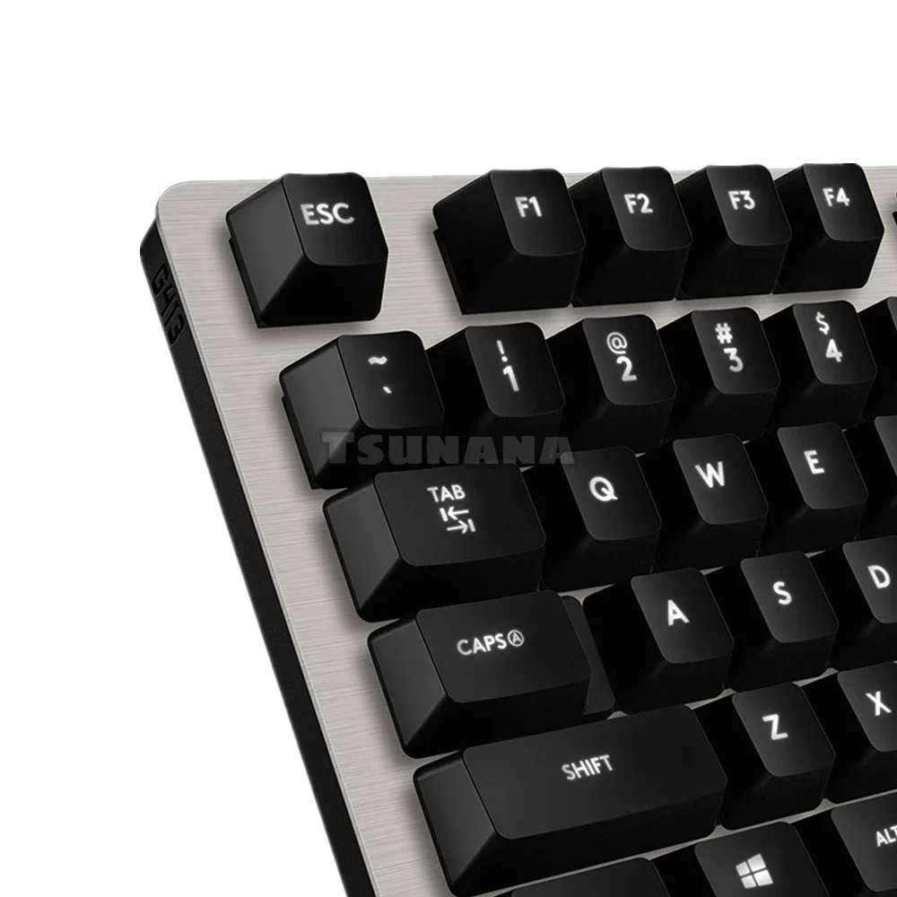 Logitech G413 алюминиевая Механическая игровая клавиатура с подсветкой 114 ключей USB для