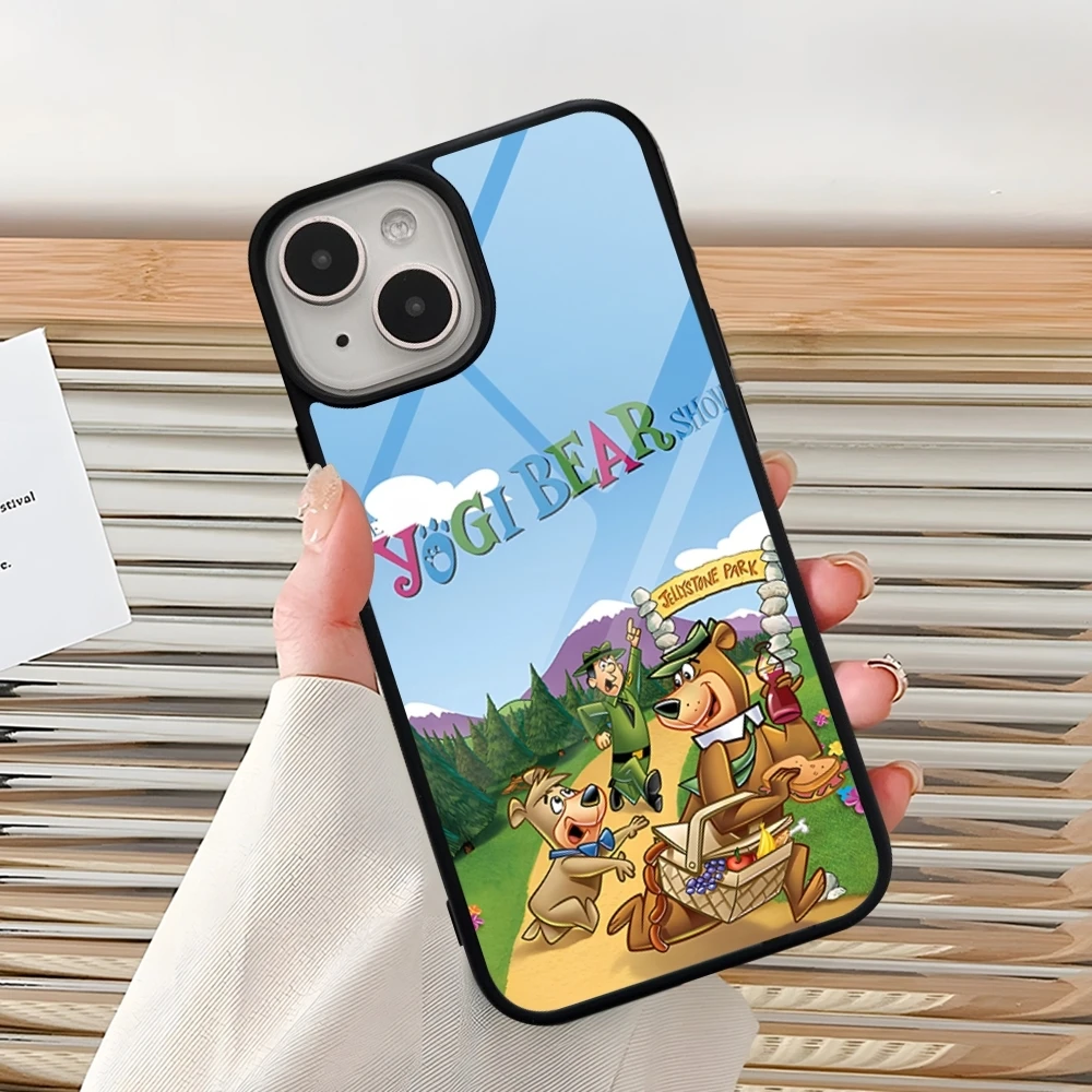 Фото Чехол для телефона The Yogi Bear Show для Iphone 15 Pro Max 14 12 11 13 Mini 16 8 7 Plus X Xs XR PC + TPU Design Задняя крышка №4