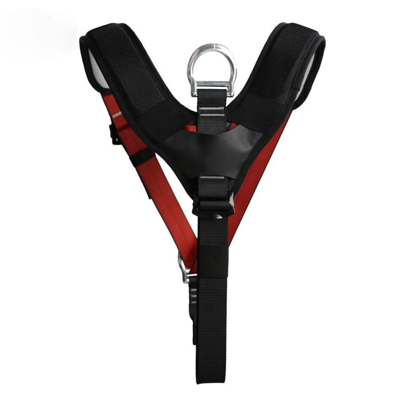 

Adjustable Thickness Climbing Harness Only Shoulder Strap Harnesses Climbing Rappelling Tree Protect Waist Safety Belts