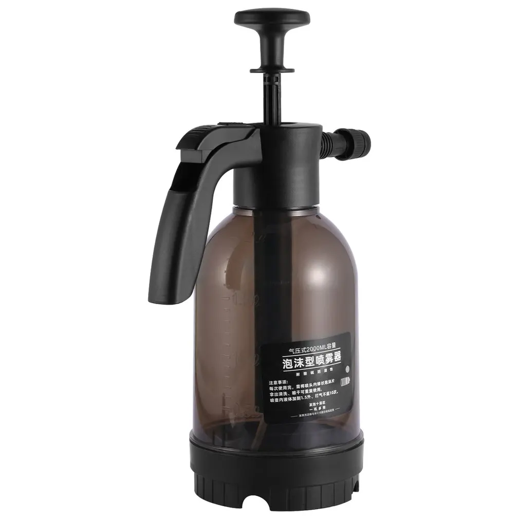 

Foam Wash Car Spray Bottle 2L High Pressure Spray Gun Manual Air Pressure Water Jet Bottle For Garden Car Wash