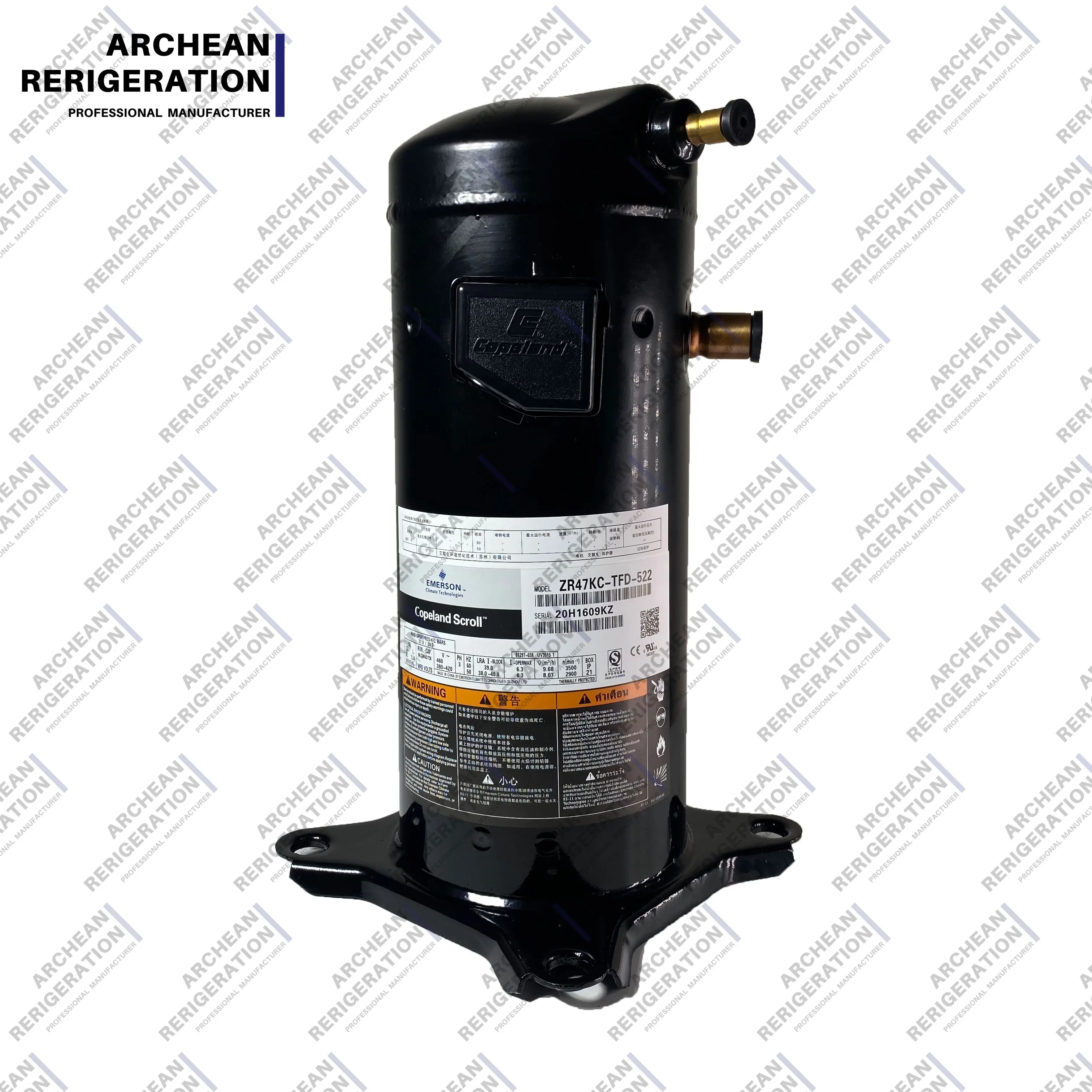 Фото Компрессор Copeland ZR61KC TFD 522 для оконных кондиционеров Copeland Refrigeration №1