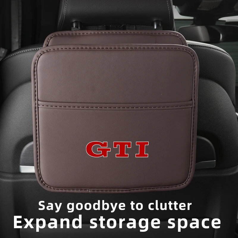 Автомобильный ящик для хранения на спинку сиденья кожаная подвесная сумка