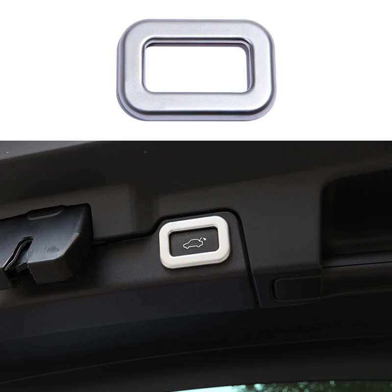 

for Land Rover Discovery Sport 2015 2016 2017 2018 2019 Chrome Car Electric Tailgate Switch Button Frame Cover Trim