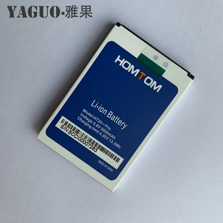 HOMTOM HT20 Battery 100% Original Large Capacity 3500mAh Backup Batteries Replacement For Pro HT20-Pro Smart Phone |