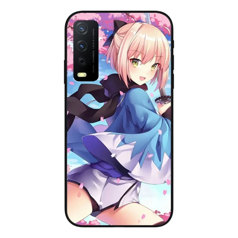 Чехол для телефона из серии Fate Girl чехол аниме VIVO Y95 Y93 Y31 Y20 V19 V17 V15 Pro X60 NEX - купить по