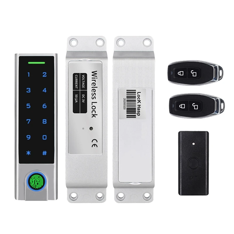 

RISE-Waterproof Touch Keypad Fingerprint Access Control With 125Khz EM Card Reader Wiring-Free Access Control System Kit