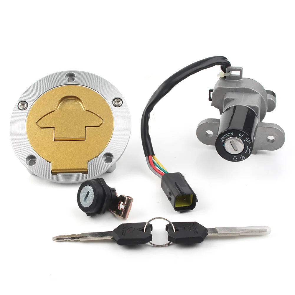 Мотоциклетный 4-контактный переключатель зажигания замок сиденья крышка