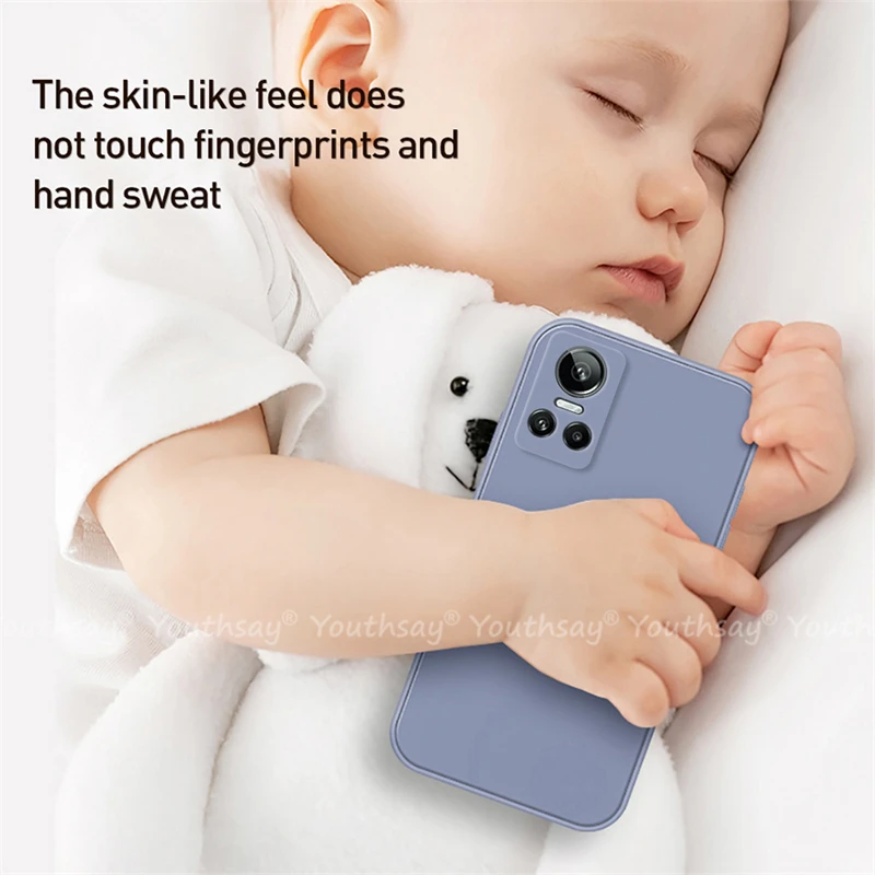 For Realme GT Neo3 Case For Realme GT Neo 3 Case Silicone Plain Protector Rubber Bumper Shell Fundas Cover Realme GT Neo3 Cover