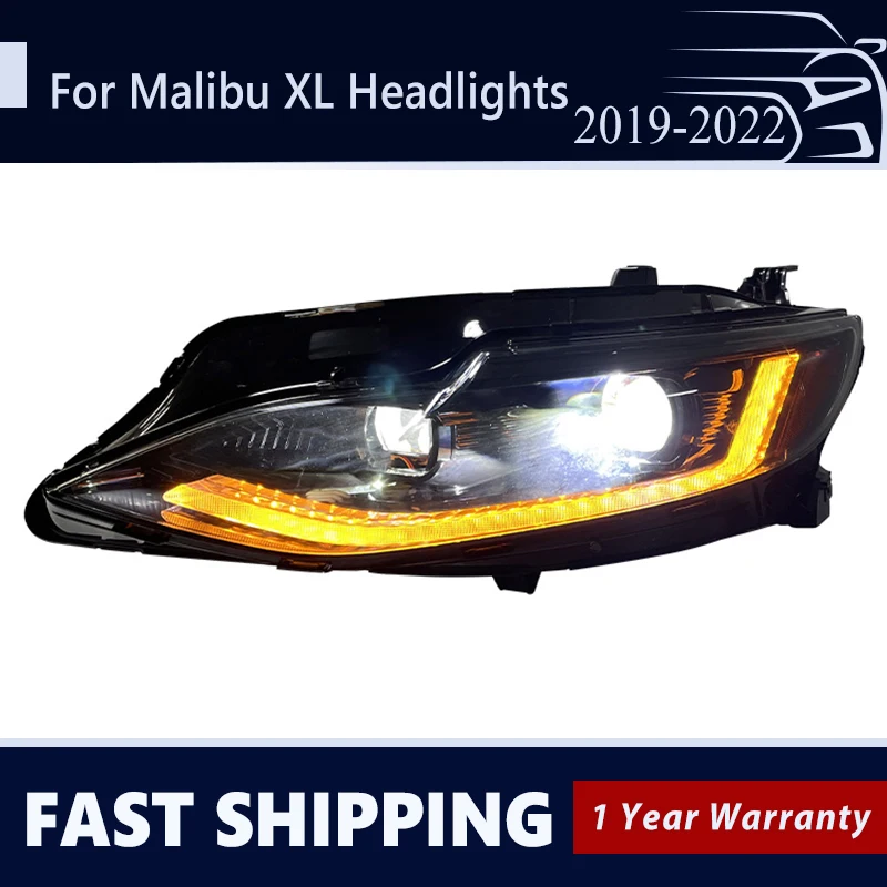 

Car Styling Head Lamp for Chevrolet Malibu XL 2016-2018 Headlight With Dynamic Turning Signal LED DRL Bi Xenon Auto Accessories