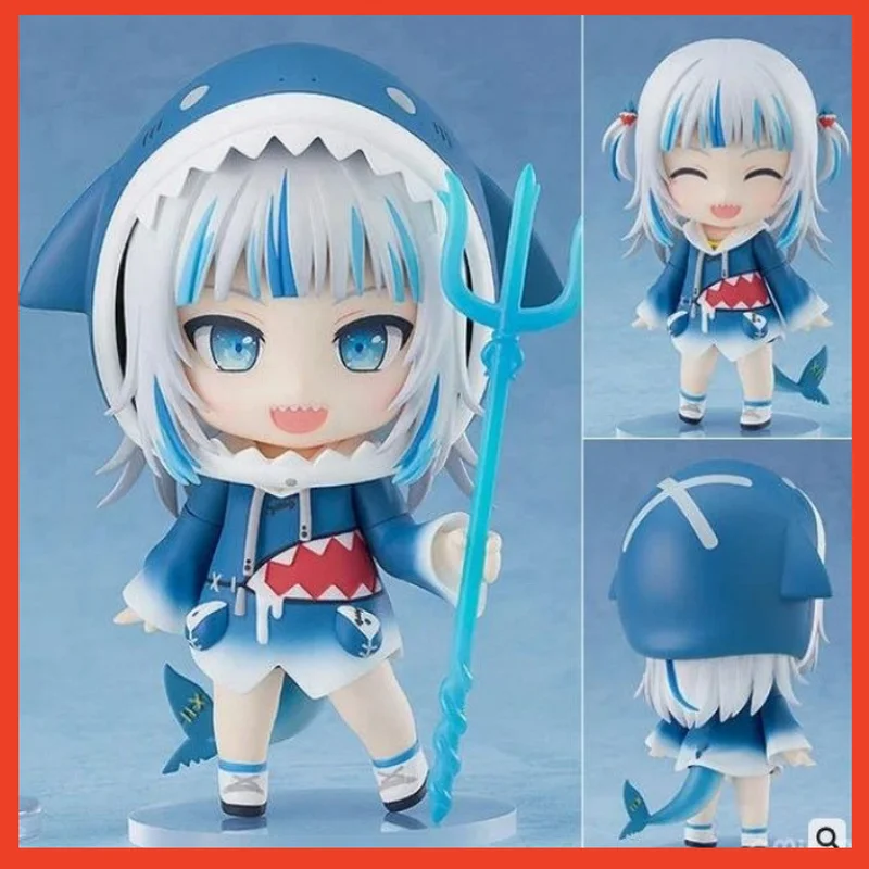 

Kawaii Girl Cute Hololive Gawr Gura Anime Figure Chibi Figures 10cm Action Figurine Collectible Pvc Model Kids Gifts Doll Toys