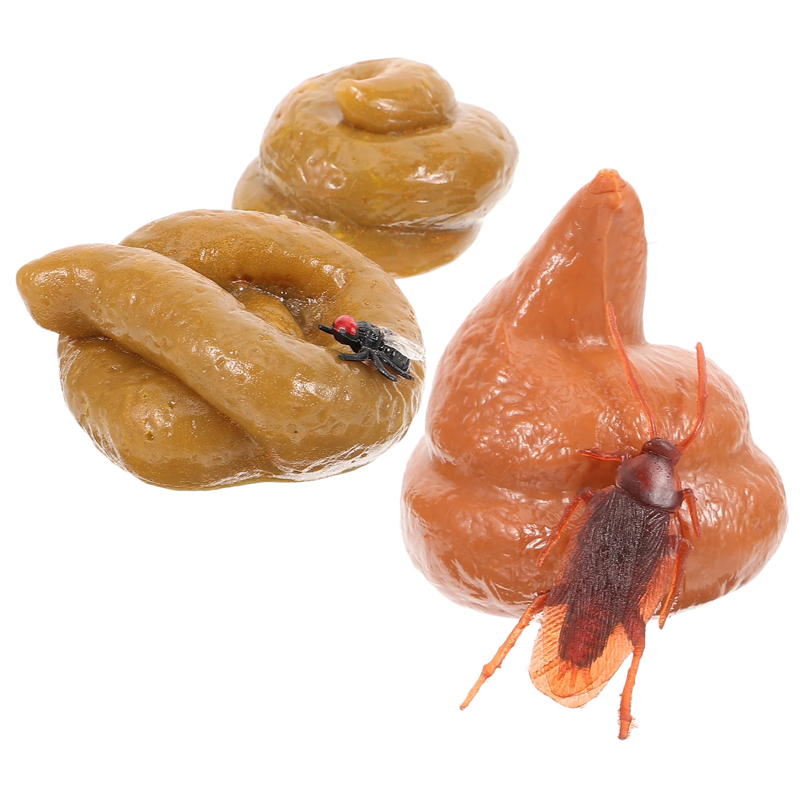

1 Set Party Poop Toys Fake Poop Prank Toys Disgusting Poop Toys Party Scary Insect Models