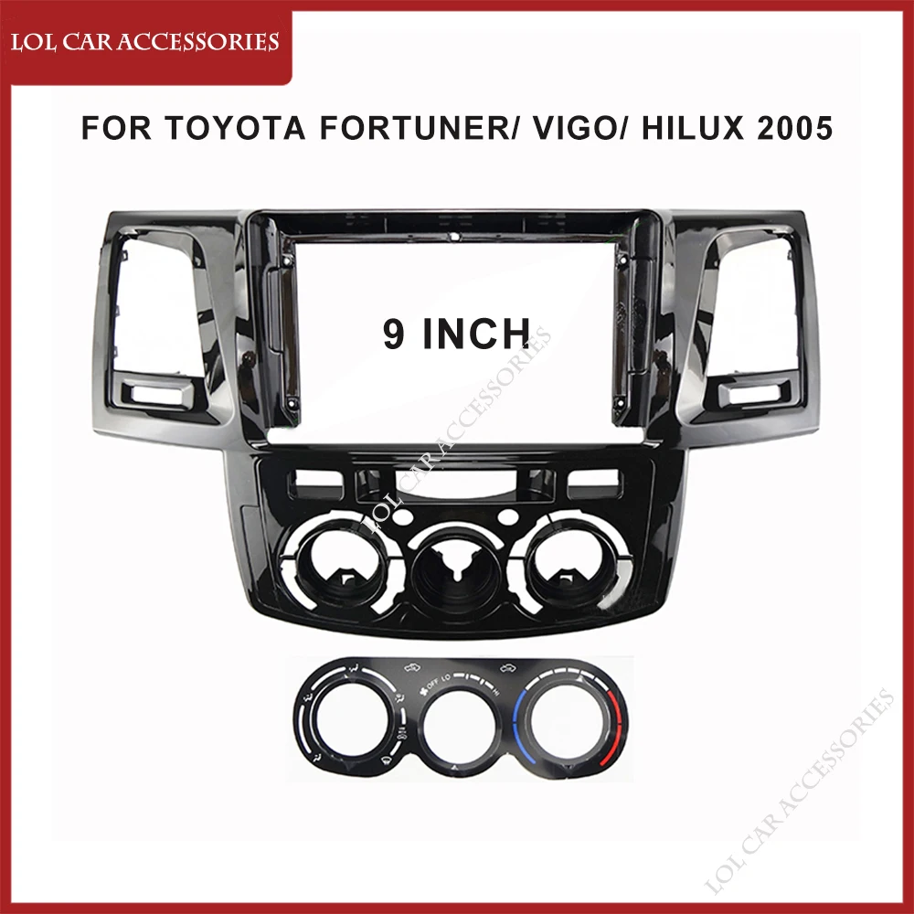 9 дюймов для Toyota FORTUNER/ VIGO/ HILUX 2005-2008 автомобильное радио Android MP5 корпус