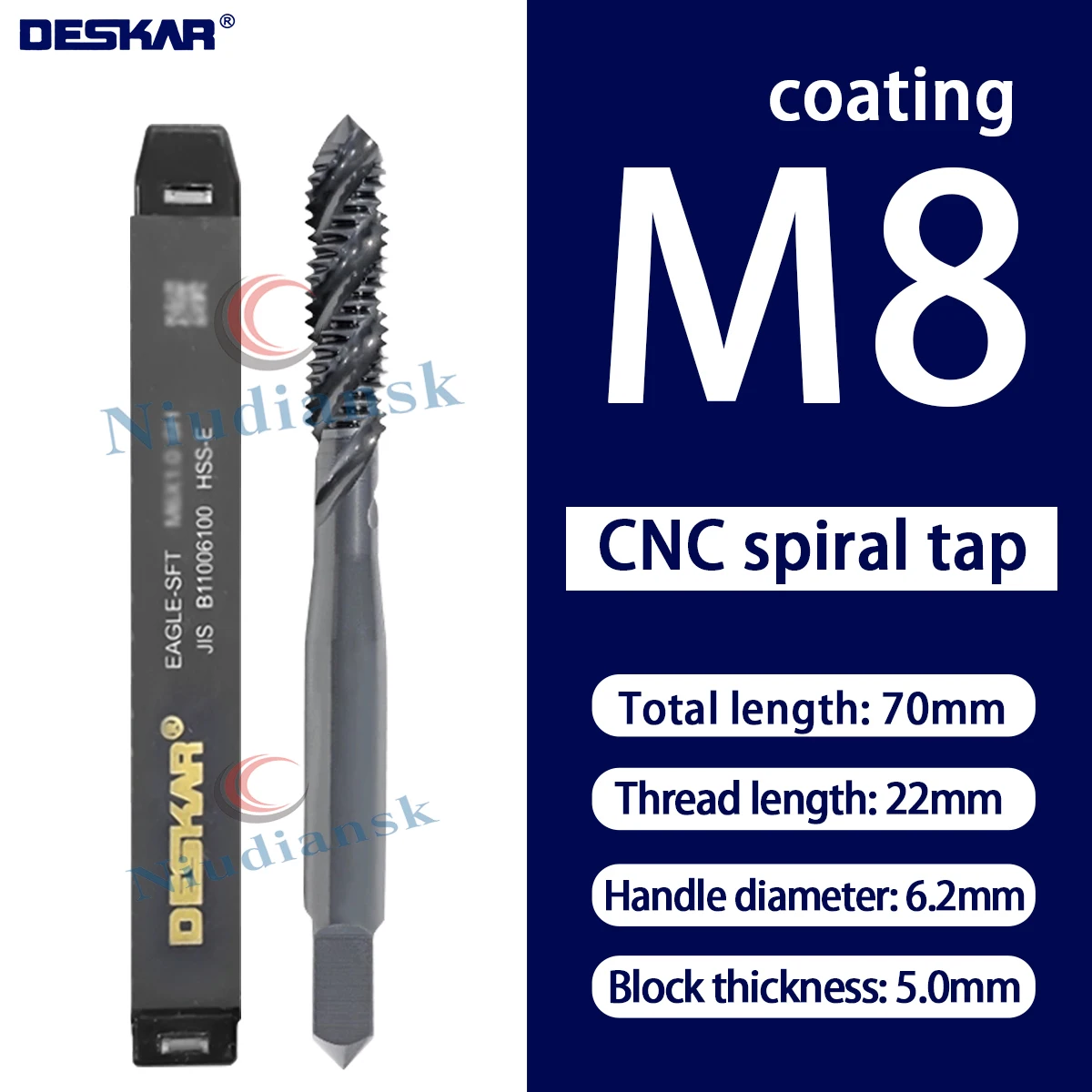 

Инструмент с числовым программным управлением Наконечник для метчика Наконечник для метчика с прямой канавкой Сверло для вакуумного закалка Процесс покрытия Сейсмический токарный станок с ЧПУ против сотрясений