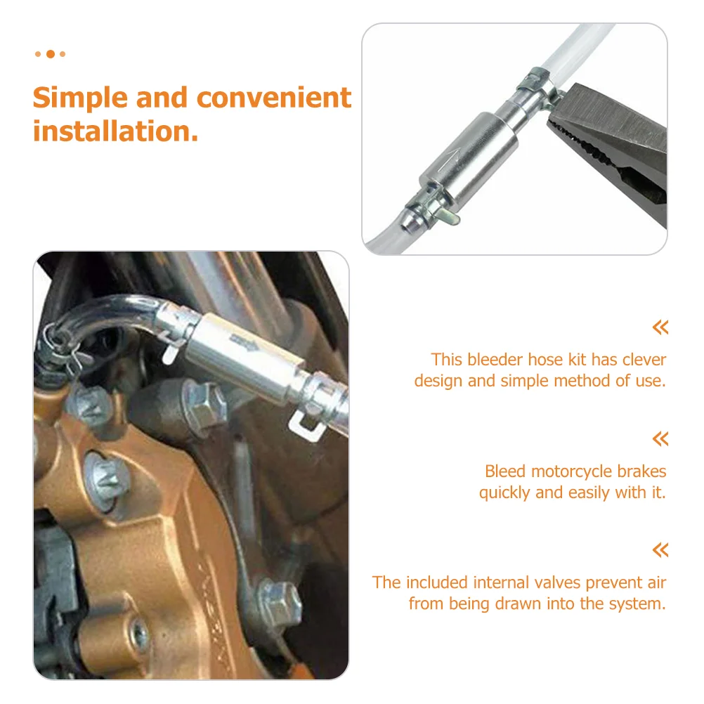 Заправочная труба комплект для прокачки тормозной жидкости дефляционный шланг с