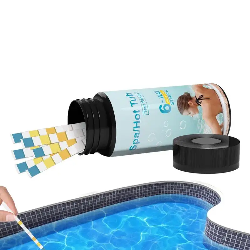 

Pool Test Strips Swimming Pool Water Quality Tester 50 Pcs Accurate And Quick Pool Test Strips Set Spa Test Supplies By SpaNote
