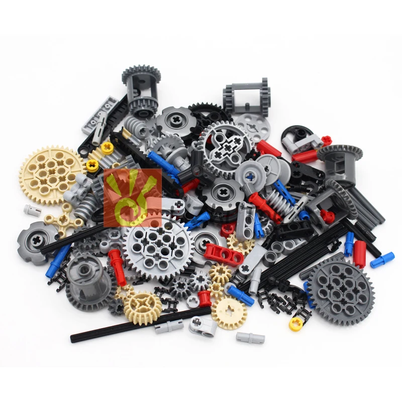 MOC Technical Compatible with Building Blocks Bricks Pin Liftarm Studless Beam Axle Connector Panel Gear Car Mindstorms Toys |