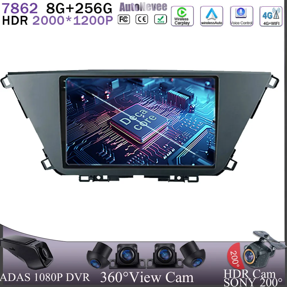 

Автомобильный радиоприемник Android 13 для Kia Carens KY 4 IV 2022 - 2023 автонавигация GPS видеорегистратор мультимедийный плеер головное устройство BT 7862 Wifi