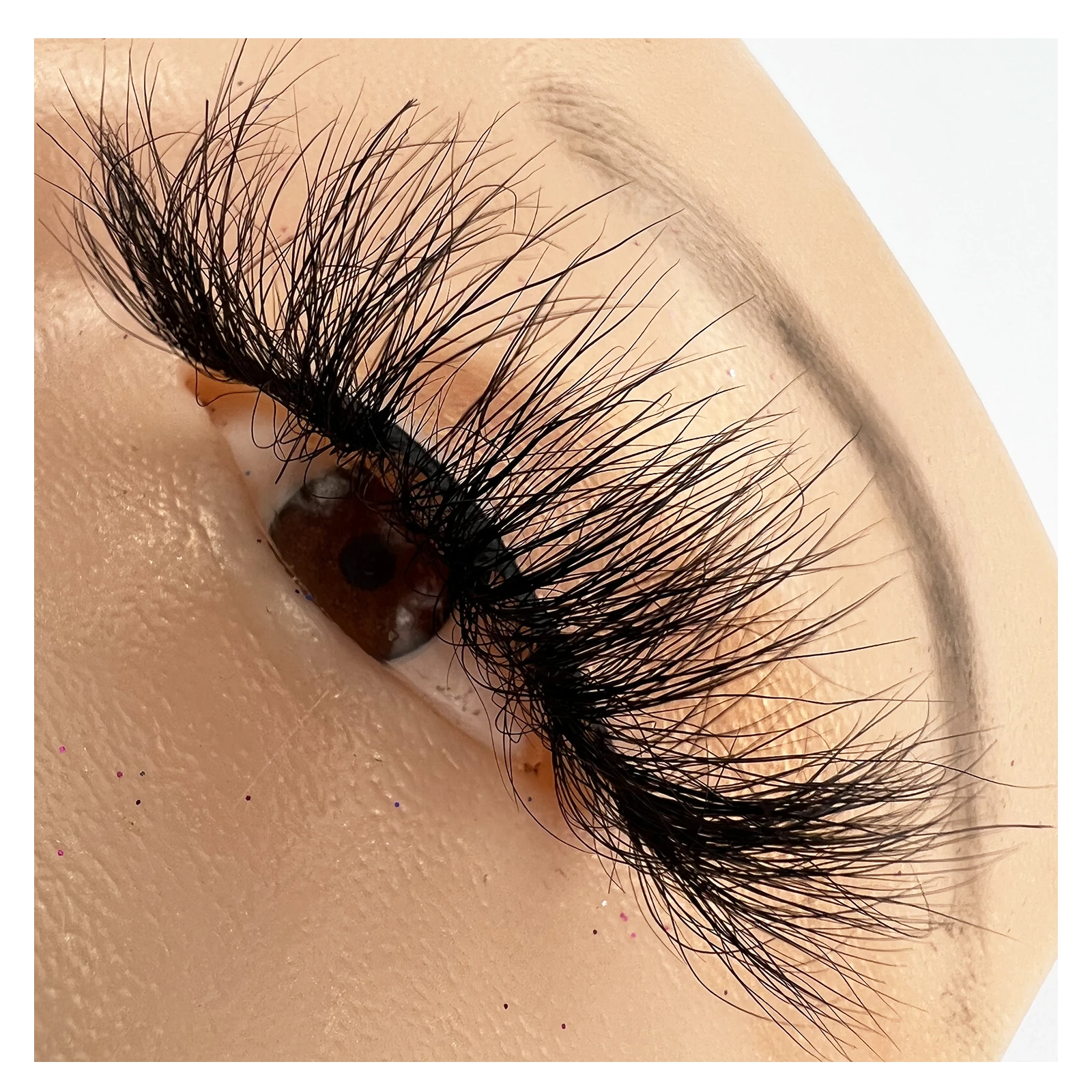 

Shegoal 5D Effect Fluffy Soft Light Mink Lash Beauty Individual False Eyelashes Makeup Tools Free Shipping Handmade Packaging