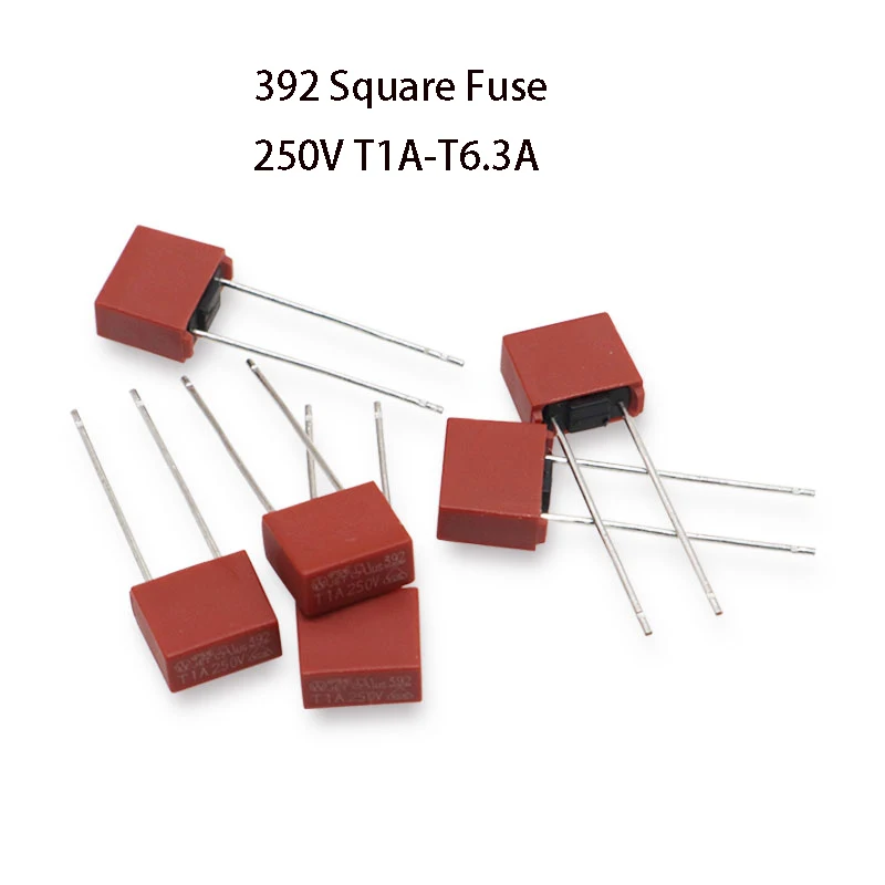 392 T3.15AL250V квадратный предохранитель T1A T2A T3.15A 250V пластиковая плата питания для