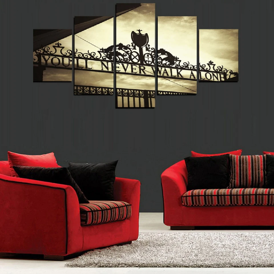 Настенный плакат с 5 панелями Современная Модульная Картина на холсте надписью You