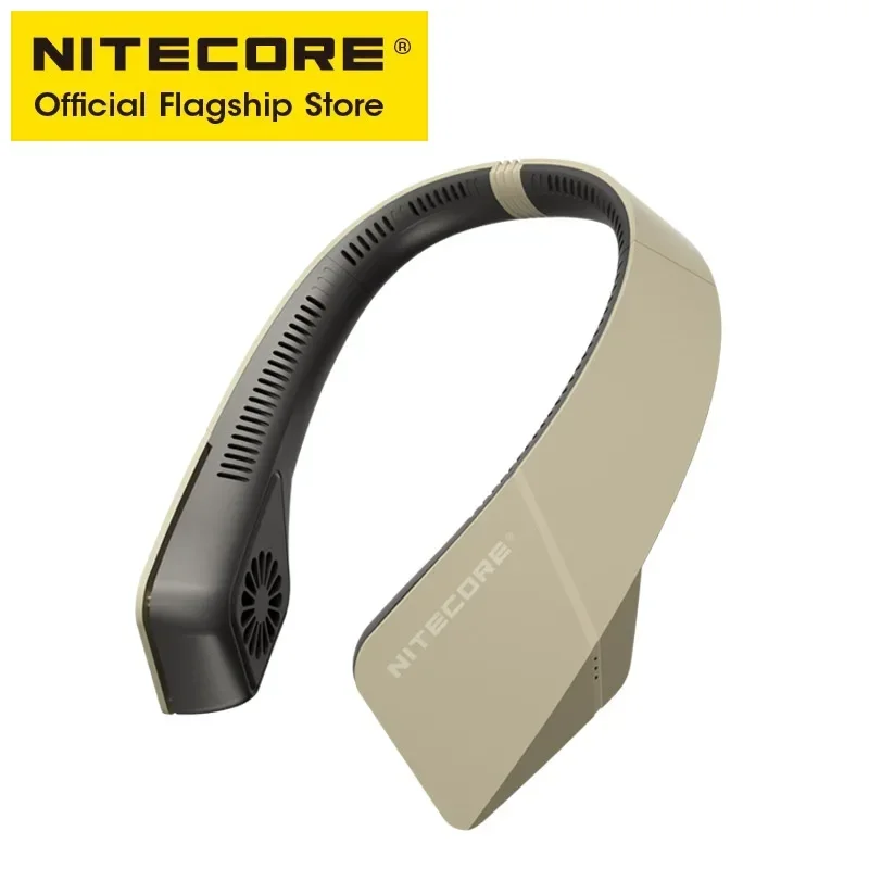 

NITECORE NEF20 портативный подвесной шейный вентилятор безлопастный бесшумный шейный вентилятор для кемпинга рыбалки спорта USB-C перезаряжаемый шейный охладитель воздуха