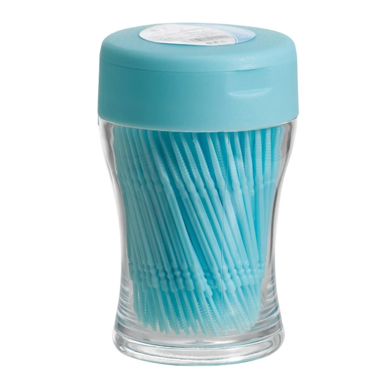 

200Pcs Food Grade Plastic Toothpick Double-Head Dental Oral Interdental Floss