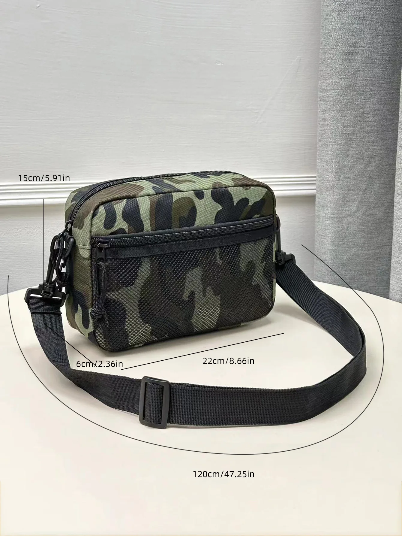 ISKYBOB Тактическая сумка через плечо Мужская Женская повседневная парусиновая