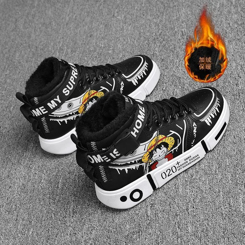 Цельные Аниме периферийные изделия детская обувь детские высокие спортивные