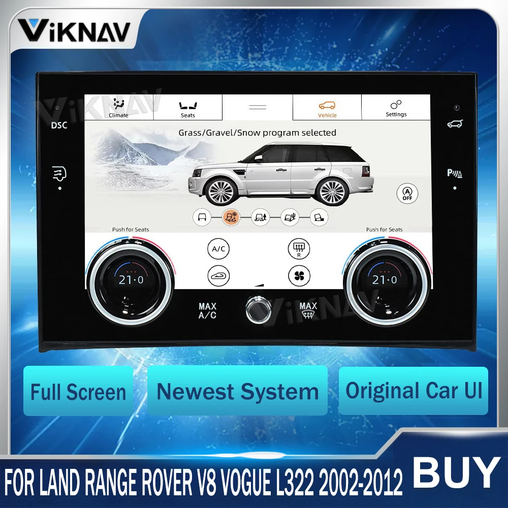 

Автомобильный сенсорный ЖК-экран 10,4 дюйма для кондиционера Land Range Rover Vogue V8 L322 2002-2012 сохраняет оригинальные функции