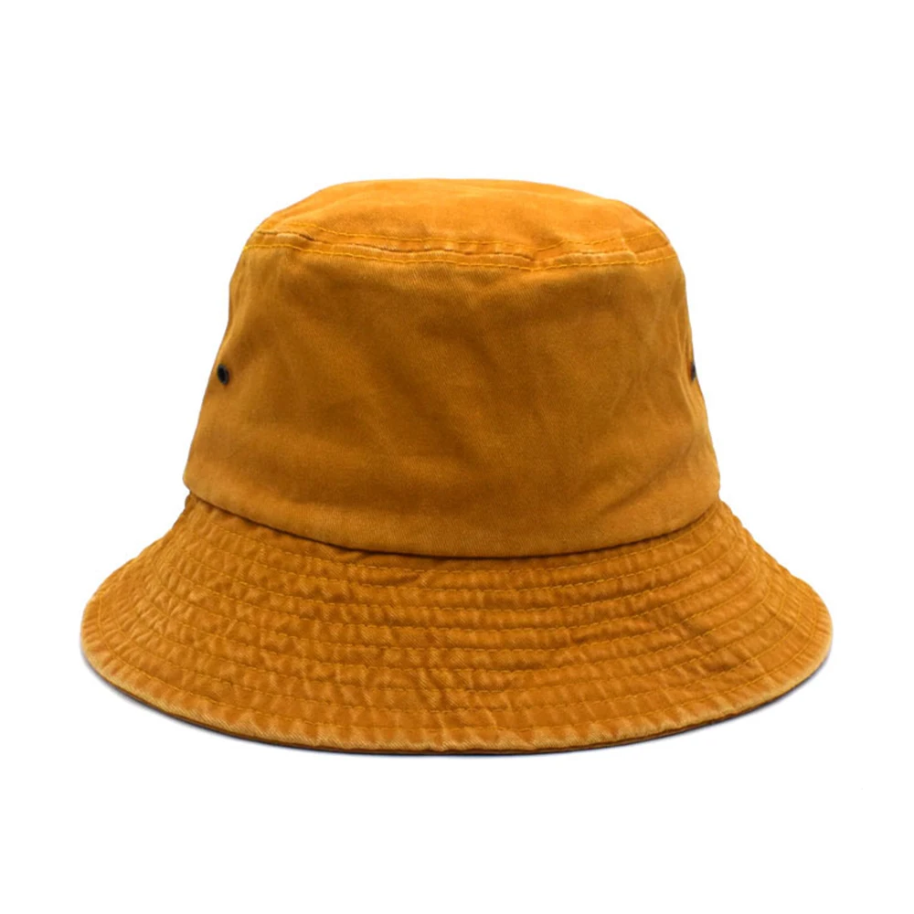 FS 2022 Cotton Fisherman Hat Ladys Summer Suntan Hats Panama Cap Mens Outdoor Beach Caps Plain Color Sombrero Hombre |